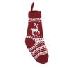 Decoraciones navideñas Calcetines decorativos navideños Calcetines para regalo Calcetines de lana de punto Calcetines navideños jacquard Bolsas para regalo