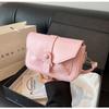 Bolso Femenino de Moda 2026 Nuevo Verano Moda Bolso de Hombro Cruzado Pequeño Cuadrado Bolso de Mano Retro con Tacto de Alta Calidad Estilo Coreano para Mujeres