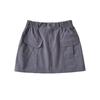 Estilo americano Hot Girl Street Dressed Pocket Tooling Style Saia curta com cintura elástica feminina verão cintura baixa saia slim A-line na moda