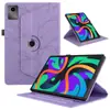 Comercio Exterior Aplicable Lenovo Nuevo Pad 2024 Funda de Cuero Plana M11 Grabado de Árbol Soporte Giratorio 360 Funda Suave Anticaídas