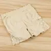Pantalones de Seguridad de Encaje Encaje Pantalones Cortos de Algodón Puro para Mujer Ropa Interior de Seda Helada Talla Grande Mallas de Verano Boxers Anti-reflejo