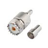 Conector RF PL259/SO239/UHF Macho y Hembra Conector Alimentador/Para Conectar RG316, RG58, LMR300