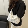 Bolsa Casual para Desplazamiento de Gran Capacidad para Mujer 2025 Nueva Color de Contraste Más Fácil de Combinar Bolso de Hombro Bolsa de Clase para Estudiante Universitario Bolso Tote