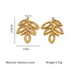 Joias Transfronteiriças com Delicado Design Floral Vazado, Acessórios de Joias Banhados a Ouro 18K, Pingentes de Colar e Brincos de Moda de Nicho
