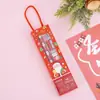Xiao Meng Regalo navideño pequeño portátil lápiz juego de cinco piezas de papelería de alto valor para estudiantes de jardín de infantes regalo pequeño