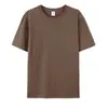 Camiseta de manga corta 100% algodón puro para hombre, unisex, corte holgado casual, camiseta lisa de color sólido de 210g, camiseta publicitaria