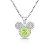 Transmissão ao vivo TK joias europeias e americanas mais vendidas: pingente do Mickey com corte flor de gelo, banhado a ouro real e cravejado com diamantes de alto carbono para mulheres