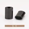 Campana Colgante de Metal con Borde Redondeado Cuadrado Hebilla de Extremo de Cuerda de Tubo Recto Hebilla de Extremo de Cuerda de Pantalón de Aleación de Zinc Electrochapada Accesorios de Ropa Jinda
