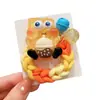 Pasador Infantil de Bob Esponja Goma Elástica Famosa en Internet Tocado para Flequillo Pasador para Cabello Suelto Bolas para el Cabello de Niña Accesorios para el Cabello