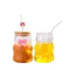 Taza de Bebida para Mujer con Forma de Nube Linda, Taza de una Sola Capa de Gran Capacidad, Taza con Lazo Resistente a Altas Temperaturas, Vaso de Agua de Vidrio de Borosilicato Alto