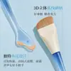 Brocha para base de maquillaje de cola de pez, brocha para base de maquillaje plana curva fina, brocha para maquillaje de base líquida sin marcas de brocha de cabeza plana