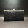 AliExpress Comercio Exterior Bolso de Noche Simple de Cuero Clutch Nupcial Bolso de Cuero Esmerilado Caja Cuadrada Bolso de Dama Bolso de Cadena Punto