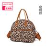 Nova Bolsa de Almoço Portátil Europeia e Americana de Folha de Alumínio Espessada com Estampa de Leopardo Bolsa de Piquenique Multifuncional Bolsa Térmica de Gelo Portátil