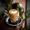 Xícara de Café Estilo Ins, Caneca Suja Retrô, Copo para Cold Brew, Copo de Vidro para Café Americano Gelado, Copo para Flat White, Copo para Latte