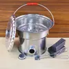 Brasero de Carbón, Cuenco de Carbón para Uso Doméstico, Estufa Calefactora, Brasero de Carbón para Calor, Cuenco de Carbón Rural, Estufa de Carbón para Uso en Interiores
