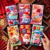 2027 Ano do Carneiro Novo Desenho Animado Envelope Vermelho Bolsa Festival da Primavera Festivo Carteira de Dinheiro da Sorte Infantil Li Shi Feng Atacado Pelúcia de Desenho Animado