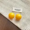 Pendientes de Colores Dopamina Estilo Coreano para Mujer, Versátiles y Delicados, Pendientes Frescos y Sencillos de Gota de Agua y Semicírculo, Accesorios de Joyería