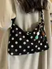 Yuezhi 2026 principios de otoño nuevo lunares axila lindo compacto casual vacación diario bolsa cuadrada pequeña bolso de hombro simple