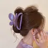 Pinza para el Cabello de Mariposa Estilo Francés para Mujer, Pinza de Tiburón Grande de Gama Alta 2025 Nueva para Recogidos en la Parte Trasera de la Cabeza, Accesorio para el Cabello para Verano