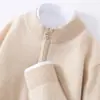 Suéter grueso de punto para hombre con cuello alto y cremallera, hecho de cachemira premium, nueva colección otoño/invierno 2026, versátil para uso casual y de negocios