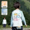 Algodón Transpirable Antibacteriano Hall Camiseta de Manga Larga para Niños Niñas Primavera Otoño Manga Raglán Top Bebé Pequeño Leche T