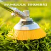 Cabezal de Césped para Cortacésped de 8 Pulgadas Rueda de Nylon para Deshierbar Puntada de Ladrillo para Deshierbar Hilo de Nylon Endurecido Rueda de Corte Cuerda para Deshierbar