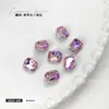 Joias Diamante para Nail Art Coloridas de Fundo Pontiagudo Octagonal Grandes, Médias e Pequenas Cubo de Açúcar Mahjong Diamante Super Brilhante para Nail Art Joias de Diamante para Unhas Atacado