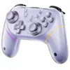 Controlador sem fio Switch para PC Bluetooth Controlador de Jogo Universal Carcaça Dupla Hall Duplo Luz RGB Compatível com Veículos Elétricos