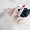 Anillos para Hombre y Mujer Pareja Moda Personalidad ins Tendencia Diseño Nicho Sentido Estilo Frío Retro Didi Anillo de Dedo Smiley