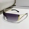 Gafas de sol retro de diamantes Ins europeas y americanas Milenio Medieval Y2K Sexy Transfronterizas Tecnología Futura Gafas de sol de alta gama