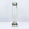 Vaso de agua de vidrio de prisma hexagonal natural Taza de energía de cristal Varita mágica Taza de té para spa Venta al por mayor Logo imprimible