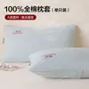 Juego de Dos Fundas de Almohada 100% Algodón Puro, Algodón Completo Algodón Lavado 48cmx74cm Núcleo de Almohada para Adultos Funda Interior Individual