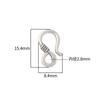 Fivela S de Prata S925 Fivela de Conexão Anel Gancho S Acessórios DIY Conector de Pulseira Colar Corrente Cabeça de Fivela Retrô