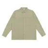 Camisa casual de estilo japonés Muqiu para hombre con costuras frontales, camisa de manga larga de color liso deconstruida, camisa de botones holgada para hombre