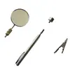 Juego de Pinzas de Cocodrilo de Tres Piezas, Pinza de Cocodrilo Giratoria Universal para Cabezal de Espejo, Juego de Tres Piezas que se Puede Reemplazar a Voluntad