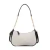 Bolso de Hombro Texturizado de Moda para Mujer, Estilo Commuter, para Debajo del Brazo, Tendencia Verano 2025, Bolso de Color Sólido Retro Elegante para Mujer