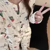 Pijama de Invierno de Franela con Dibujos Animados Lindos de Niña Shin-Chan, Talla Grande para Mujer, Conjunto Grueso de Forro Polar para Casa