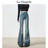 Jeans de Campana de Tiro Alto Vintage para Mujer, Tendencia Versátil Primavera y Otoño 2025, Pantalones Bootcut Ajustados Nuevos