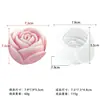 Molde de Silicona de Rosa 3D para Velas de Aromaterapia DIY, Taza de Yeso de Loto, Molde de Cera, Molde Combinado de Flores de Resina