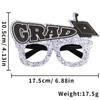 Decoraciones para Fiesta de Temporada de Graduación Gafas Divertidas Accesorios para Fotos Ceremonia de Graduación Disfraz de Graduado Sombrero de Soltero Marco de Gafas