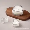 Portavelas en Forma de Corazón, Portavelas, Portavelas de Aromaterapia Vacío, Portavelas de Vidrio, Recipiente para Velas de Aromaterapia