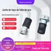 Conexão de topo de tubo de aço tubo de aço galvanizado conector de fole para mangueira conexão de topo conector de fole de plástico