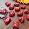 Festival de Primavera Año Nuevo Algodón Muñeco Pequeño Accesorios Decorativos Bolsa de la Suerte Yuanbao Gato de la Suerte Broche Zapatos y Calcetines Accesorios para Muñecos
