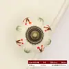 Manija de Puerta de Gabinete de Calabaza Cerámica Pastoral Pintada a Mano Manija de Caja de Almacenamiento Manija de Tapa de Botella Manija de Cajón Manija de Gabinete de Armario