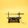 Película y Televisión periférico Yue Wang Jian 12cm Yue Wang Jian modelo de arma de metal colección colgante mercado nocturno venta caliente llavero