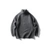 Suéter de punto de cuello alto estilo Retro Old Money Neo-ismo para Hombres y Mujeres Media Cremallera Ajustado Pareja Punto de Otoño e Invierno My2533