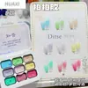 Al por mayor Varios Tipos de Esmalte en Gel Pat-On para Uñas, Colores Sólidos Nude, Gel para Uñas de Pintura y Degradado, Gel Pat-On Sakura Sin Limpieza