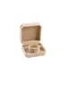 Caja de Joyería Octagonal de Terciopelo Transfronteriza, para Pendientes, Collares, Anillos Dorados, Caja de Empaque para Joyería, Caja de Regalo de Moda de Lujo Ligero