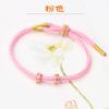 Pulsera de transferencia año del dragón sin cuerda roja hecha a mano joyería para parejas novias pulsera se puede usar cuentas de transferencia cuerda de oro duro venta al por mayor