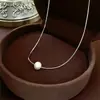 Collar de Perlas Irregulares Mariposa Estilo Vintage Cadena para Clavícula Joyería Versátil de Alta Gama Venta al por Mayor para Mujeres